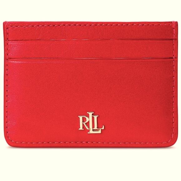NWT MSRP$159 LAUREN RALPH LAUREN
Women's Full-Grain Leather Small Slim Card Case - Picture 1 of 2